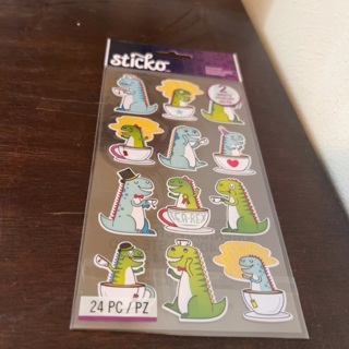 Sticko dinosaur stickers /2 sheets 