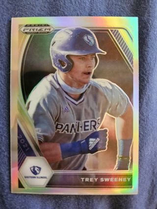 2021 Panini Prizm Draft Picks Silver Prizm Trey Sweeney