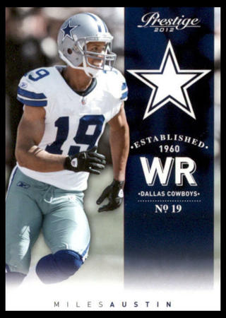 2012 Panini Prestige #53 Miles Austin Dallas Cowboys Football Card