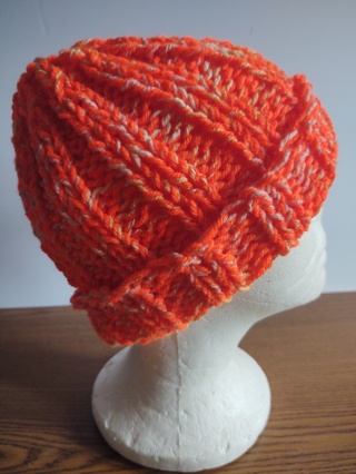 Hand Knit Double Strand Hat 