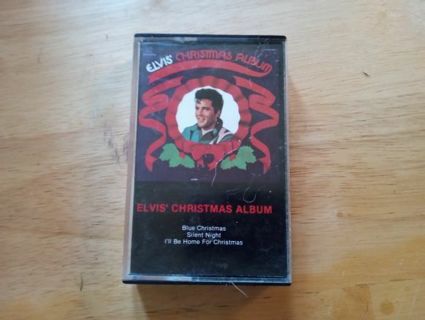 Elvis Christmas album cassette tape