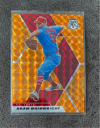 Adam Wainwright ORANGE PRIZM