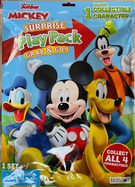 Disney Junior Mickey Surprise Play Pack Grab & Go - Collect All Four  Characters 