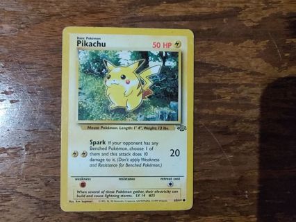 Pokemon Jungle Set Pikachu 60/64 #4