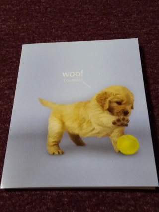 Notecard - woof (thanks)