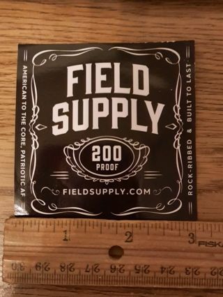 Field Supply Sticker
