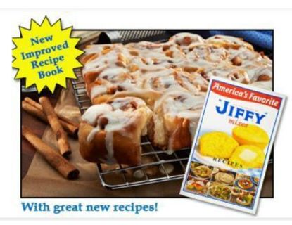*Jiffy*full color recipe book+Yummy+