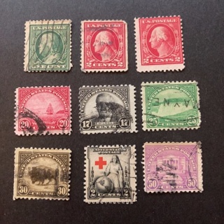 Old USA stamps 