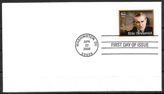 2008 Sc4252 American Journalists: Eric Sevareid FDC