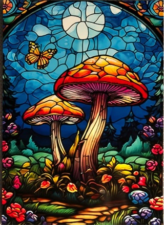 Toadstools - 3 x 5” MAGNET - GIN ONLY