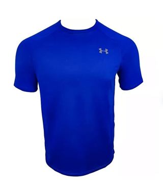 New Under Armour Girl's Royal Blue & White Short Sleeve Soccer/ Sports Jersey Sz Medium