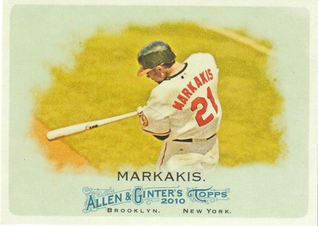 2010 Topps Allen & Ginter Nick Markakis #274 Baltimore Orioles