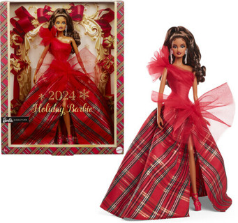 Mattel Collectible - Barbie Holiday Doll 2024, Latina