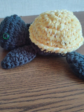 Hand Crocheted Amigurumi Turtle