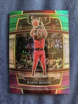 2021-22 Panini Select Tri-Color Prizm Rajon Rondo