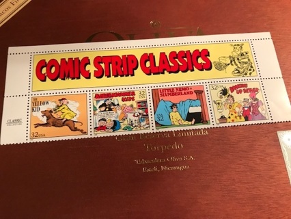 Comic Strip Classics header and 4 32c mnh us stamps