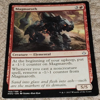 MTG ✨ Magmaroth - (U) 102/199 Hour of Devastation (HOU) ✨ Magic the Gathering (2017)