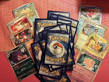 Pokemon anime Trading Cards authentic:50 pieces