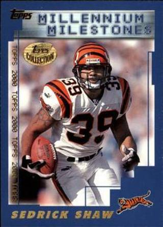 Tradingcard - NFL 2000 Topps - Topps Collection #338 - Sedrick Shaw MM - Cincinnati Bengals