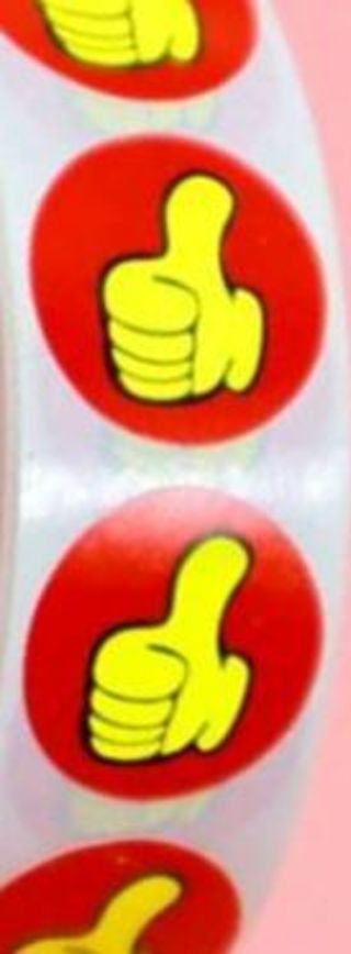 ⭐NEW⭐(12) Thumbs up stickers