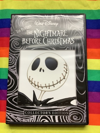 Walt Disney Tim Burton’s The Nightmare Before Christmas Collector’s Edition DVD Excellent Condition 
