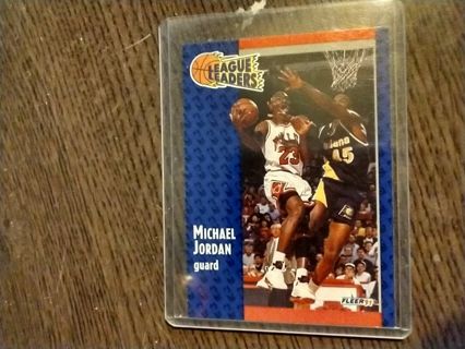 Michael Jordan 1991 Fleer League Leaders