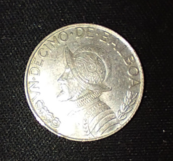 Panama 1/10 Balboa World Silver Coin RARE SILVER VERY FINE COLLECTIBLE COIN A BEAUTY TO BEHOLD LOOK