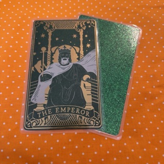 Tarot Bookmark with Glittered Back (Laminated) 