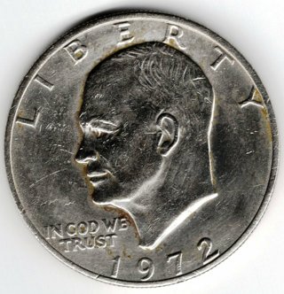 1972 (P) Eisenhower Dollar Circulated