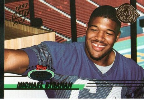 1993 Stadium Club Michael Strahan Rookie #384