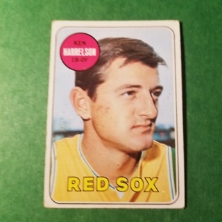 1969 - TOPPS EXMT - NRMT BASEBALL - CARD NO.  240 - KEN HARRELSON  - RED SOX