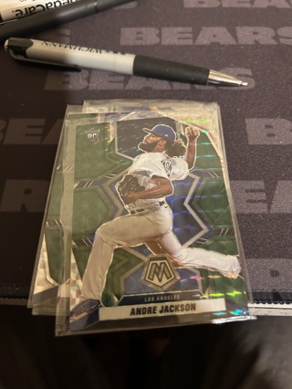 2022 mosaic green prizm rc andre jackson