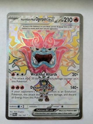 Ogerpon ex 192/167 double rare holo pokemon