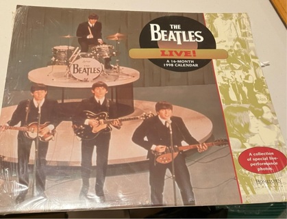 2016 Unopened Beatles Calendar 