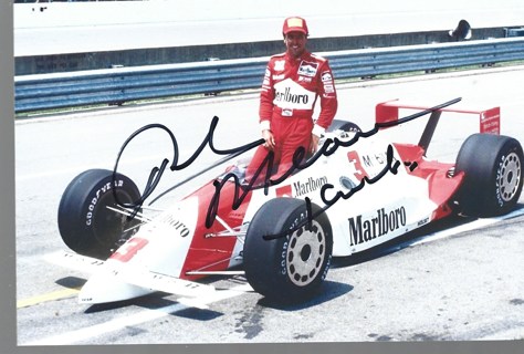 RICK MEARS signed INDIANAPOLIS 500 4X6 PHOTO INDY CAR RACING