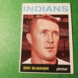 1964 - TOPPS BASEBALL CARD NO. 122 - DONN McMAHON - INDIANS