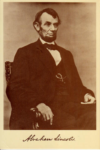 Vintage Postcard Abraham lincoln (1)