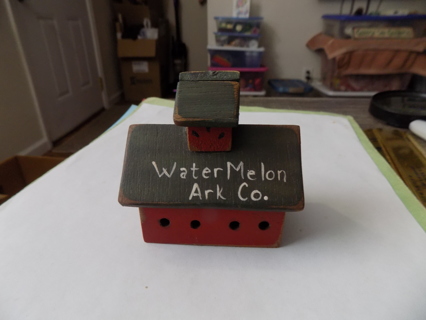 3 inch red ark shape watermelon ark co ornament