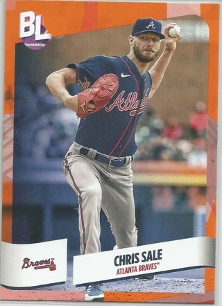 2024 Topps Big League Baseball-Chris Sale-Orange Alternate