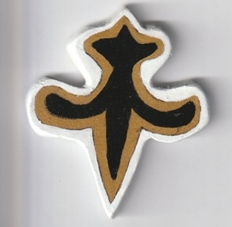 SAINTS LOGO MAGNET #2 (PLEASE READ DESCRIPTION) 