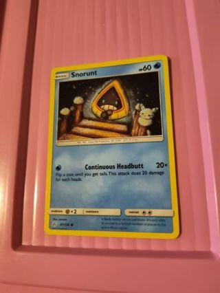 Snorunt Pokemon Card