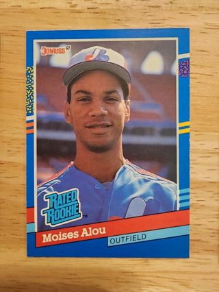 91 Donruss Moises Alou Rookie #38