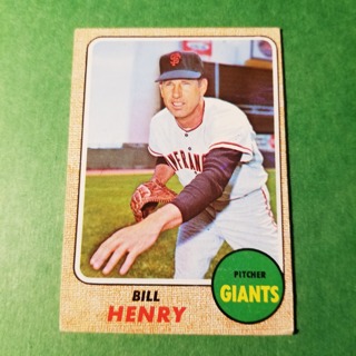 1968 - TOPPS BASEBALL CARD NO. 239 - BILL HENRY - GIANTS