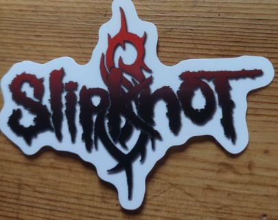 Slipknot heavy metal band laptop sticker Xbox One PlayStation 4 luggage hard hat toolbox guitar
