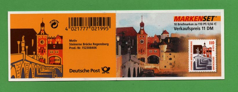 Stamp booklet Germany around 2000 empty