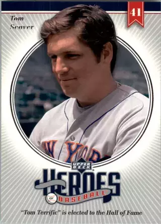 Tom Seaver - 2002 Upper Deck Heroes of Baseball #HTS9 - MINT CARD - Hall of Famer
