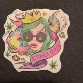 420 Stoner Queen decal sticker 