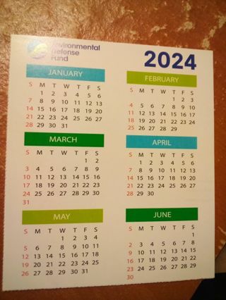 Pocket Calendar-2024