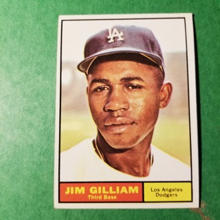 1961 - TOPPS BASEBALL CARD NO. 238 - JIM GILLIAM - DODGERS