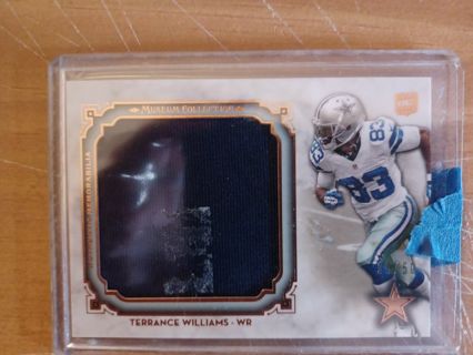 2013 Topps relic card Terrance Williams rookie #35/50